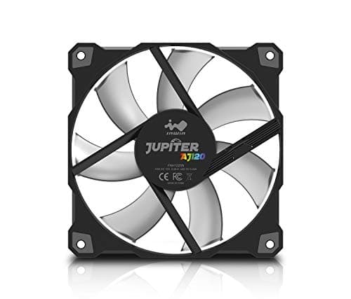 In Win Jupiter AJ120 120mm Black PWM Addressable RGB 70.32 CFM 3-Pack image