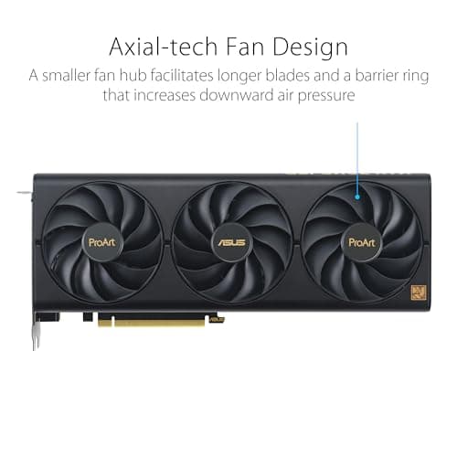 Asus ProArt OC GeForce RTX 4070 SUPER 12GB GDDR6X Black Gold image