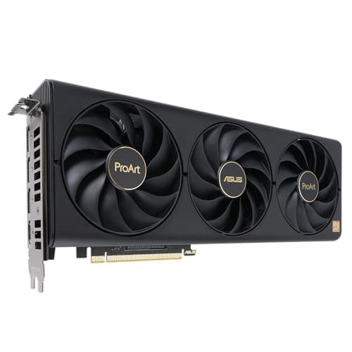 Asus ProArt OC GeForce RTX 4070 Ti SUPER 16GB GDDR6X Black / Gold image