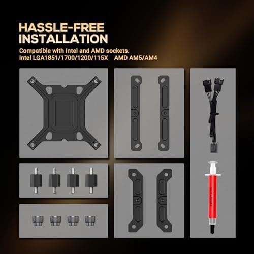 ID-COOLING FROZN A620 GDL Air 78 CFM 157mm Black / Gold image