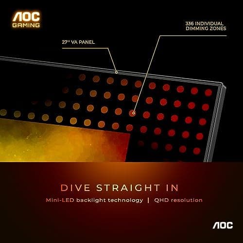 AOC Q27G3XMN 27" 1440p 180Hz VA Monitor image