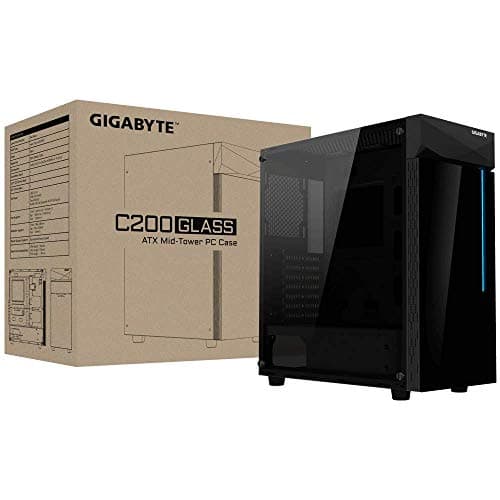 Gigabyte C200 ATX Mid Tower Black Tempered Glass image