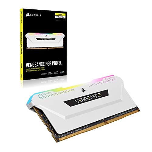 Corsair Vengeance RGB Pro SL White / Black DDR4-3200 CL16 32GB (4x8GB) image