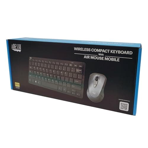 Adesso WKB-5100CB Wireless Standard Keyboard With Laser Mouse image