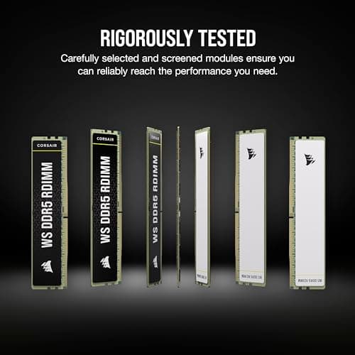 Corsair WS Registered Black / Green DDR5-5600 CL40 128GB (4x32GB) image