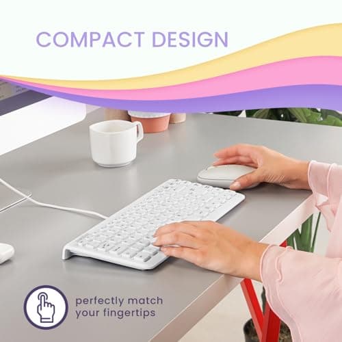 Perixx PERIBOARD-407W Mini Wired Keyboard image