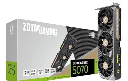 Zotac GAMING SOLID GeForce RTX 5070 12GB GDDR7 Black / Copper main image