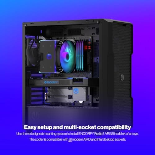 ENDORFY Fortis 5 Air ARGB 159mm Black / Silver image