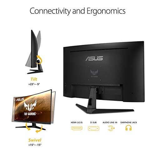 Asus TUF Gaming VG328H1B 31.5" 1080p 165Hz VA Curved Monitor image