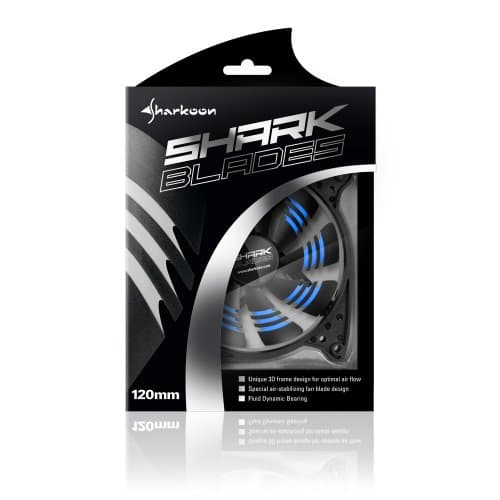 SHARKOON Shark Blade 120mm Black / Blue 33 CFM image