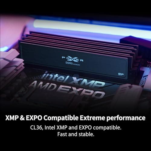 Silicon Power XPOWER Pulse Gaming Black DDR5-6000 CL36 32GB (2x16GB) image