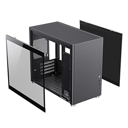 GameMax HYPE ATX Mid Tower Black with Tempered Glass Side Panel and USB 3.2 Gen 1 Type-C USB 3.2 Gen 1 Type-A Front Panel image
