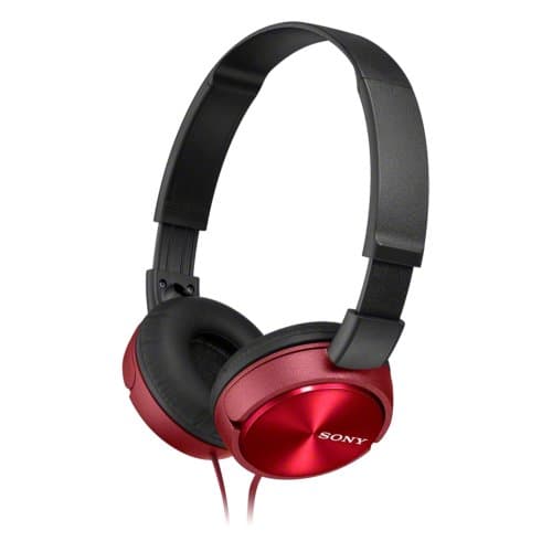 Sony MDR-ZX310R Closed-Back Wired Headphones Red main image