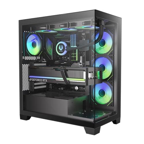 BitFenix CETO300 ATX Mid Tower Black with Tempered Glass Side Panel and USB 3.2 Gen 2 Type-C USB 3.2 Gen 1 Type-A main image