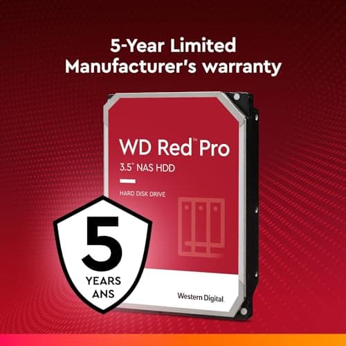 Western Digital Red Pro 14TB HDD 7200RPM 3.5" SATA 6.0 Gb/s image