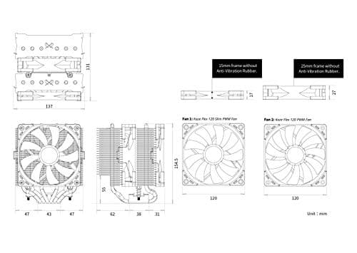 Scythe Fuma 2 Rev.B Air 154mm Black / Silver image