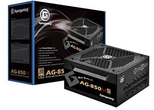 Apex AG-M Black ATX 850W Fully Modular 80+ Gold image