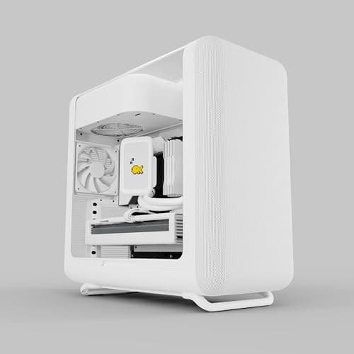 HYTE X50 ATX Mid Tower White with Tempered Glass Side Panel and USB 3.2 Gen 2x2 Type-C / USB 3.2 Gen 1 Type-A Front Panel image