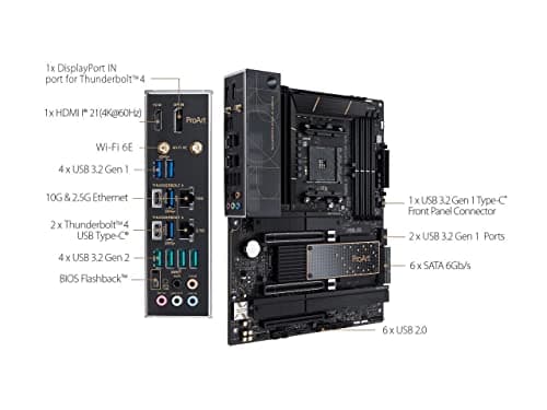 ASUS PROART X570-CREATOR WIFI AM4 AMD X570 SATA 6Gb/s ATX AMD Motherboard image