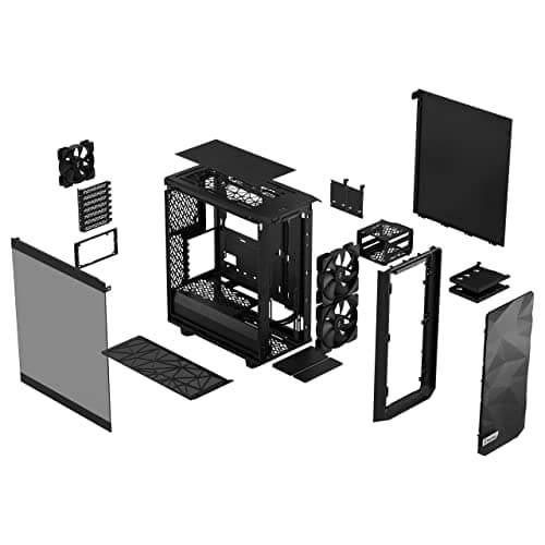 Fractal Design Meshify 2 Compact Lite ATX Mid Tower Black Tinted Tempered Glass image