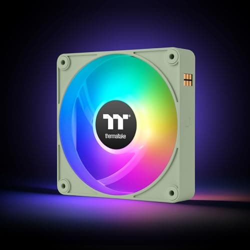 Thermaltake CT120 EX Reverse 120mm Green ARGB Sync PWM 65.82 CFM 3-Pack image