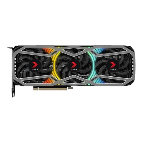 PNY GeForce RTX 3080 10GB LHR XLR8 Gaming REVEL EPIC-X RGB 10GB GDDR6X Silver / Black image