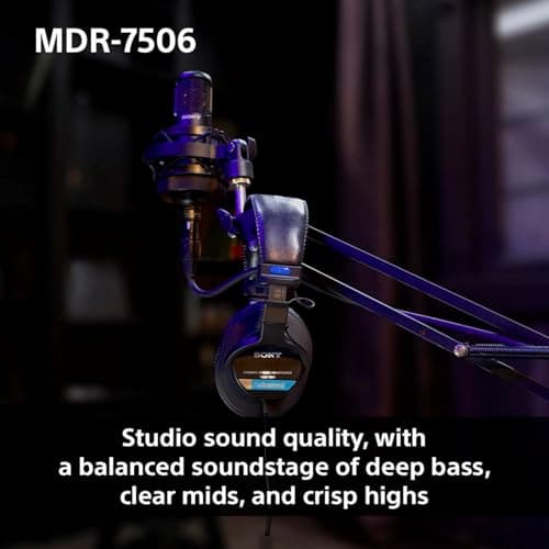 Sony MDR-7506 Closed Wired Headphones image