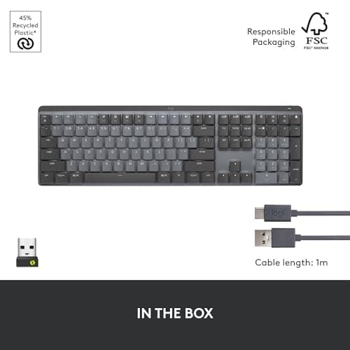 Logitech MX Mechanical Mini Wireless Slim Keyboard image