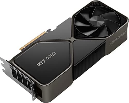 NVIDIA GeForce RTX 4080 Founders Edition 16GB GDDR6X Black / Silver image
