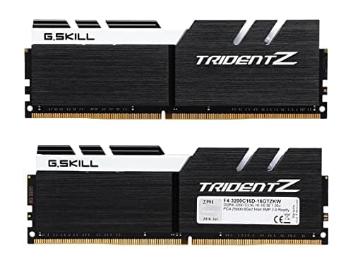 G.Skill Trident Z Black / White DDR4-3200 CL16 16GB (2x8GB) image