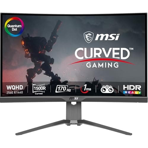 MSI MAG 275CQRF-QD 27" 1440p 170Hz VA Curved Monitor main image