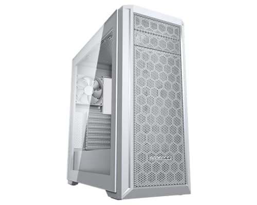 Cougar MX330-G Pro ATX Mid Tower White Tempered Glass Side Panel image