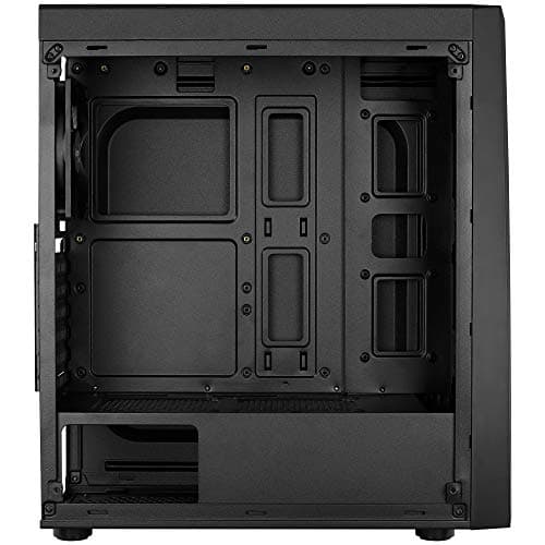 Aerocool Bolt ATX Mid Tower Black with Acrylic Side Panel, USB 3.2 Gen 1 Type-A, USB 2.0 Type-A image