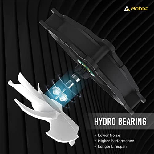 Antec F12 - High Performance with Low Noise Case Fan, Value Pack (120mm 3-pin 5 Packs) image