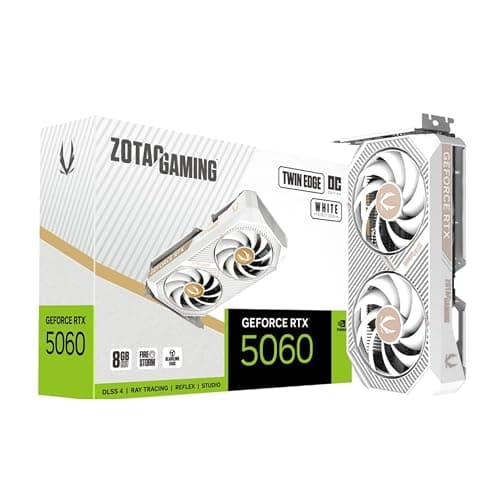 ZOTAC GAMING GeForce RTX 5060 Ti 8GB Twin Edge OC White Edition image