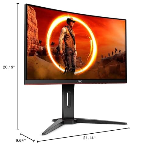 AOC C24G1 24" 1080p 144Hz VA Curved Monitor image