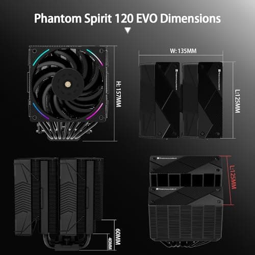Thermalright Phantom Spirit EVO Air 157mm Black 69 CFM image