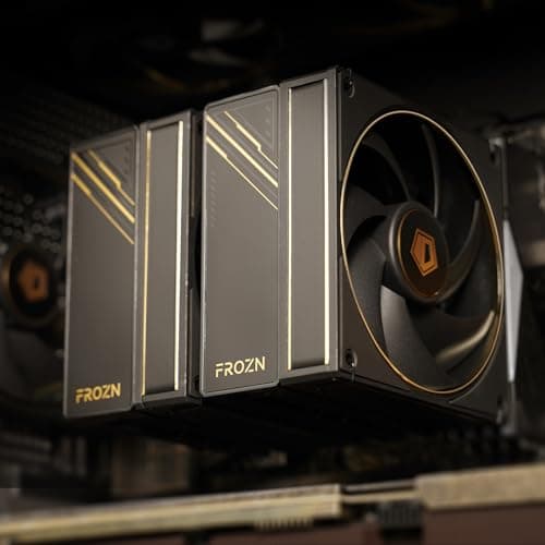 ID-COOLING FROZN A620 GDL Air 78 CFM 157mm Black / Gold image
