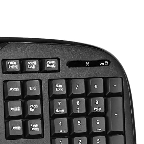 Adesso WKB-1330CB Wireless Standard Keyboard With Optical Mouse image