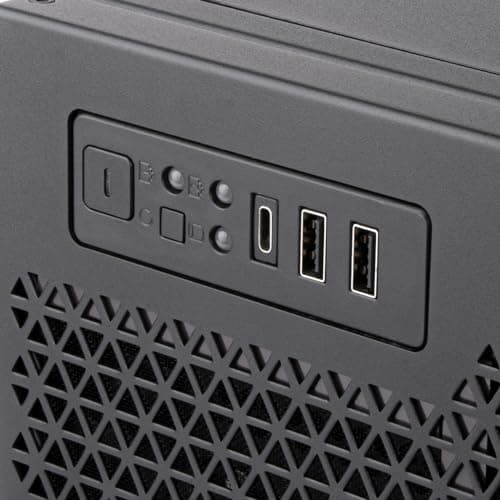 Silverstone RM52 ATX Full Tower Black with USB 3.2 Gen 2 Type-C and USB 3.2 Gen 1 Type-A image