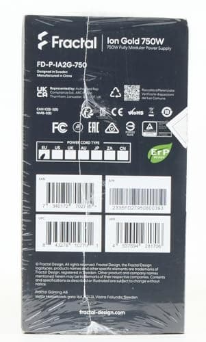 Fractal Design Ion Gold 750W Fully Modular 80+ Gold Certified ATX image