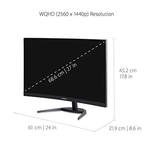 ViewSonic VX2768-2KPC-MHD OMNI 27" 1440p 144Hz VA Curved Monitor image