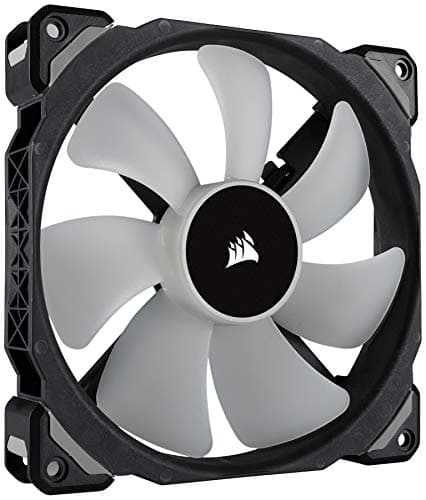 Corsair ML140 PRO 140mm RGB PWM 55.4 CFM Black / White 1-Pack image