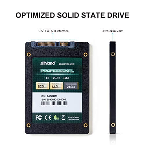 Inland Professional 240GB SSD 2.5" SATA image