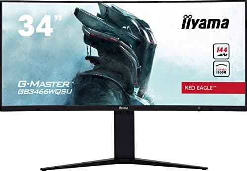 iiyama G-Master GB3466WQSU-B1 34" 3440x1440 144Hz VA Curved Monitor image