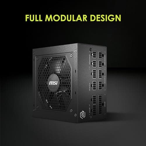 MSI MAG A650GL Black 650W Fully Modular 80+ Gold Certified ATX image