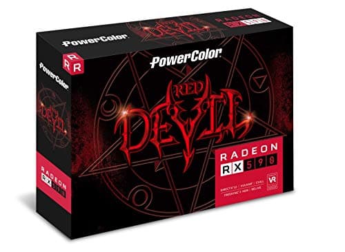 PowerColor RED DEVIL Radeon RX 590 8GB GDDR5 PCI Express 3.0 CrossFireX Support ATX Video Card AXRX 590 8GBD5-3DH/OC image