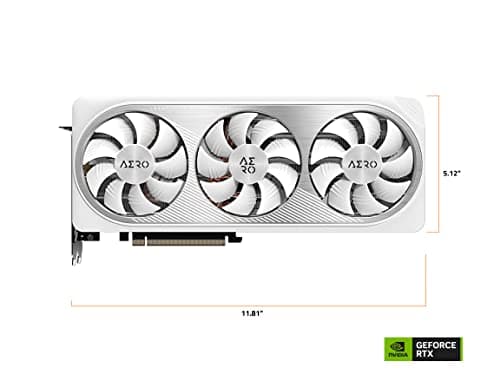 Gigabyte AERO OC V2 GeForce RTX 4070 Ti 12GB GDDR6X White / Silver image