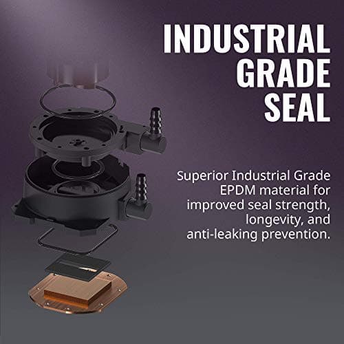 Cooler Master MASTERLIQUID ML120L RGB V2 Water 120mm RGB 65.59 CFM Black image