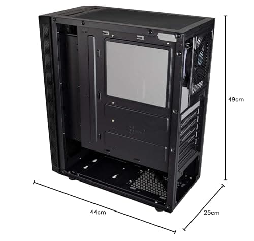 KOLINK VOID RGB ATX Mid Tower Black with Tempered Glass Side Panel and USB 3.2 Gen 1 Type-A / USB 2.0 Type-A image